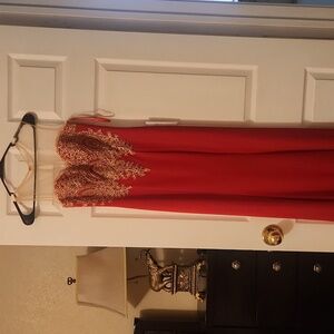 Red dress, small,  New